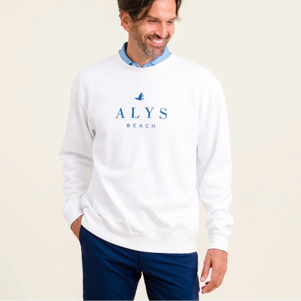 Alys Beach White Sweatshirt
